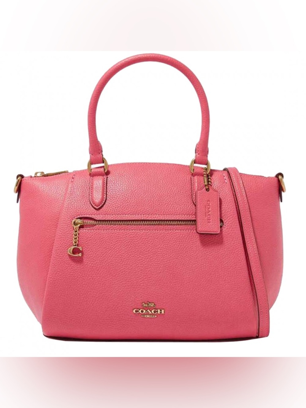 Coach Elise Satchel Confetti Pink Leather 79316